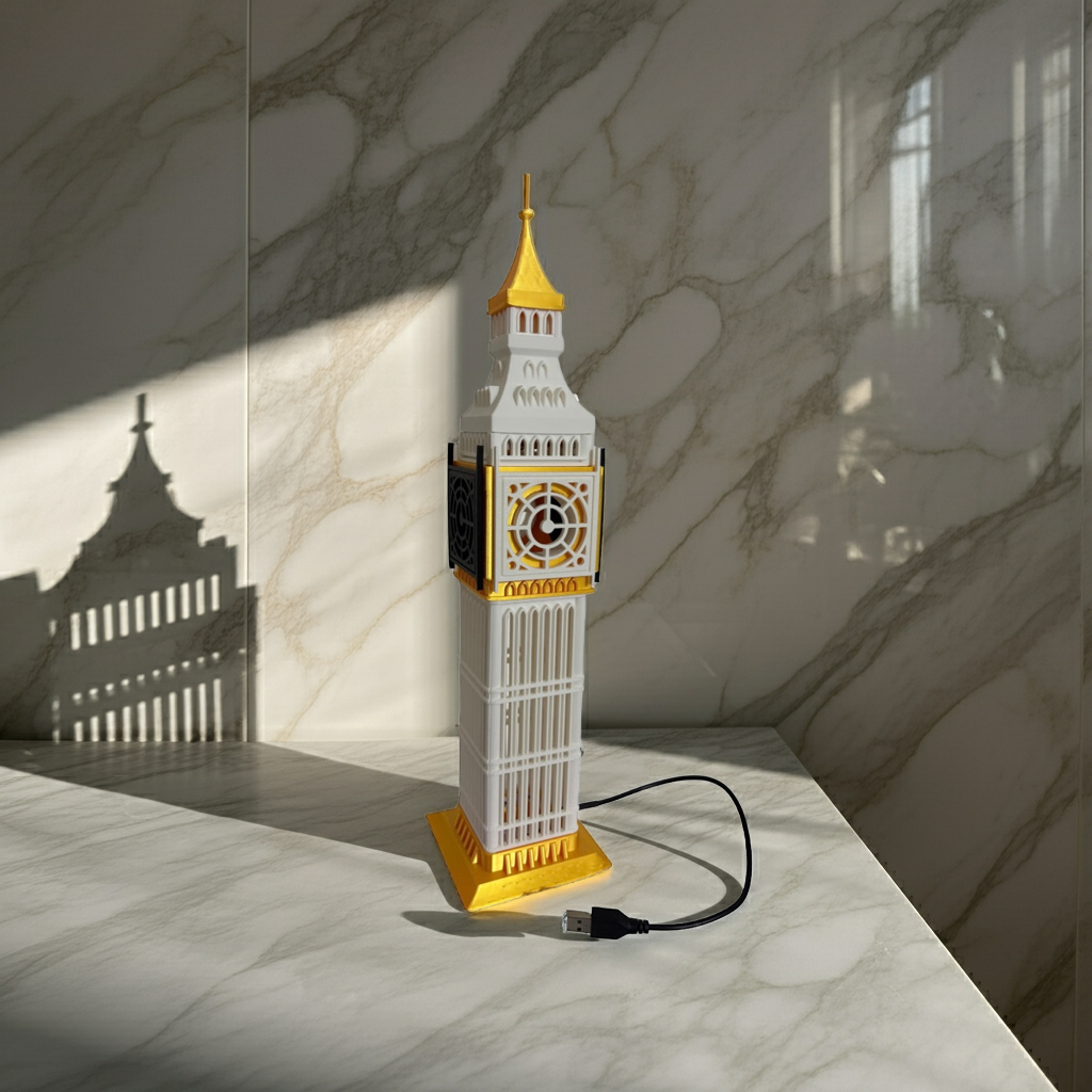 Big Ben Led Light Lamp Night Table Decor Visual Night 3D Effect Tower