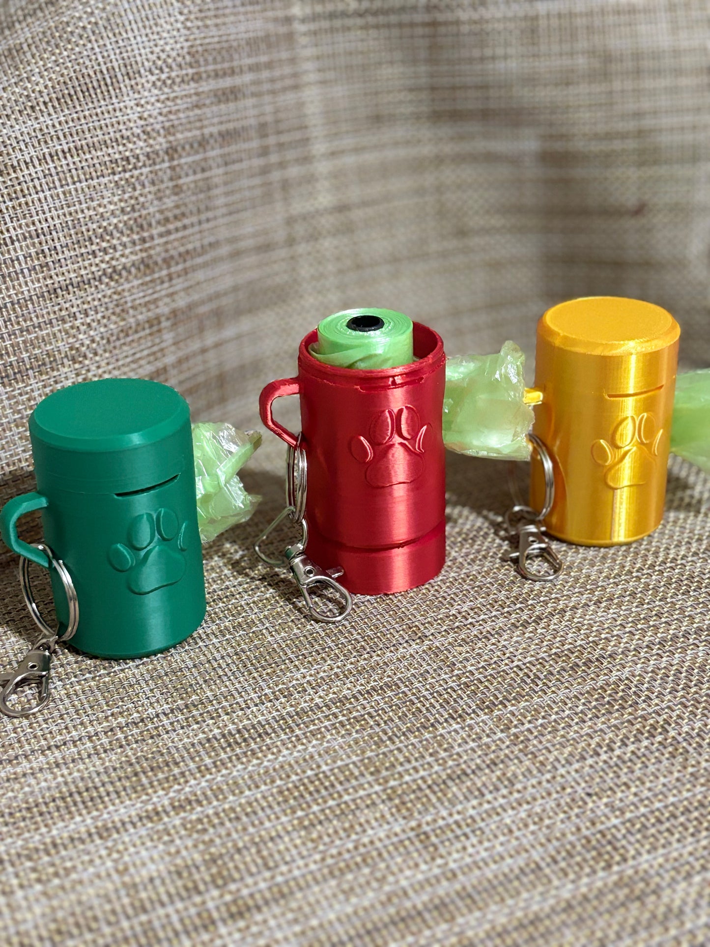 Poop Bag Holder Pet Dispenser Waste Dog Poo Puppy Pick-Up Bags Travel Hook Pouch