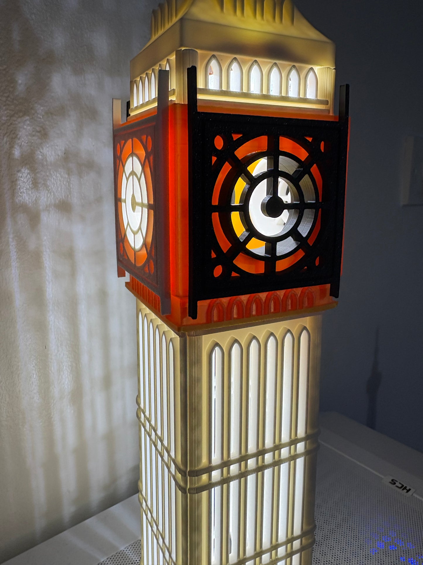 Big Ben Led Light Lamp Night Table Decor Visual Night 3D Effect Tower