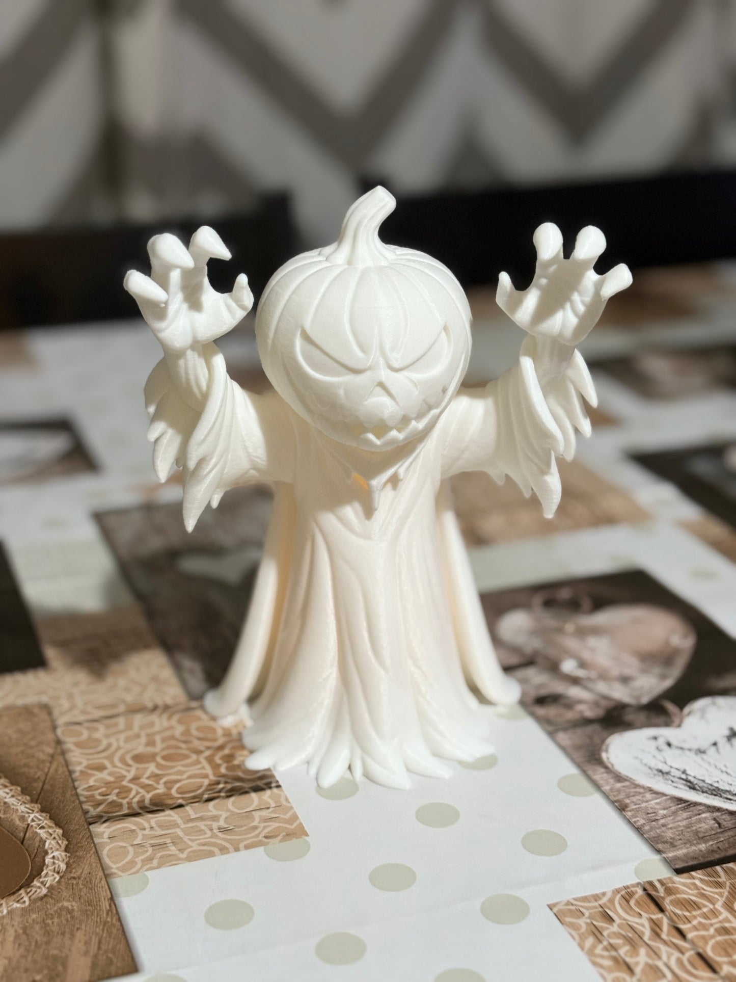 Halloween Pumpkin Ghost LED Light