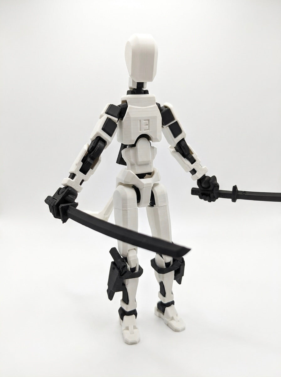 Dummy 13 DIY Articulated Mecha Model Kit – 25cm 3D Printed Robot Figure