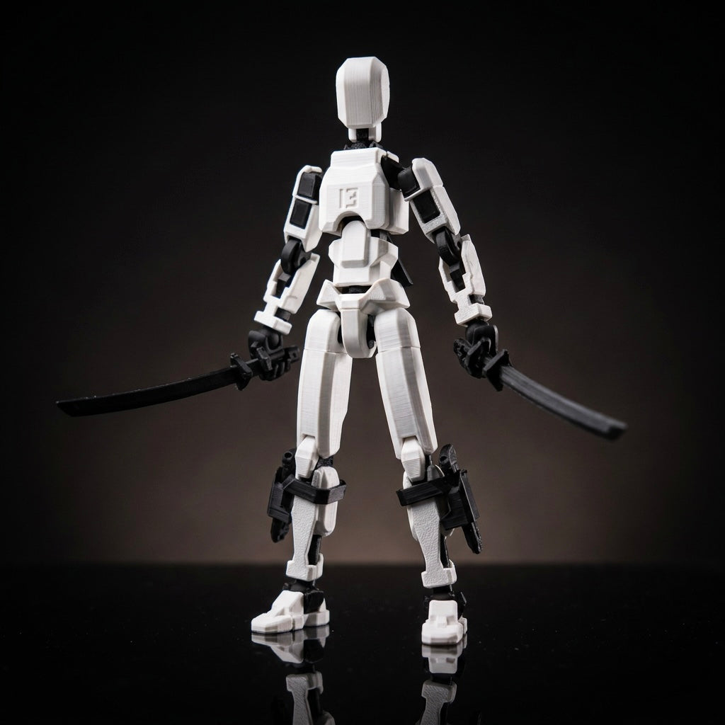 Dummy 13 DIY Articulated Mecha Model Kit – 25cm 3D Printed Robot Figure