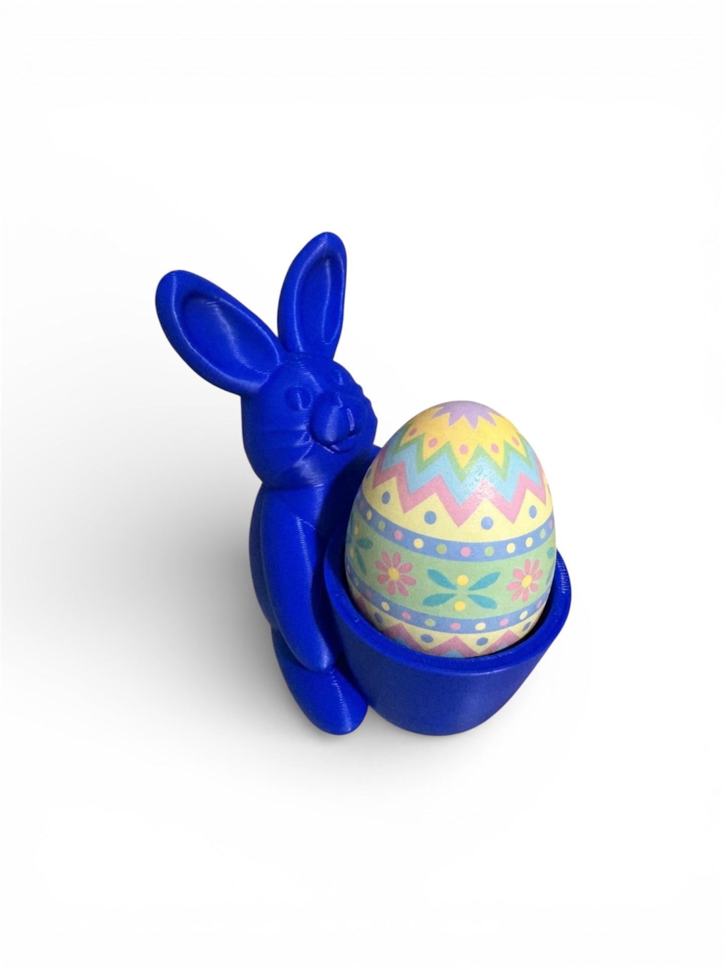 Set of 4 Bunny Egg Holders – Colorful Easter Rabbit Egg Cups