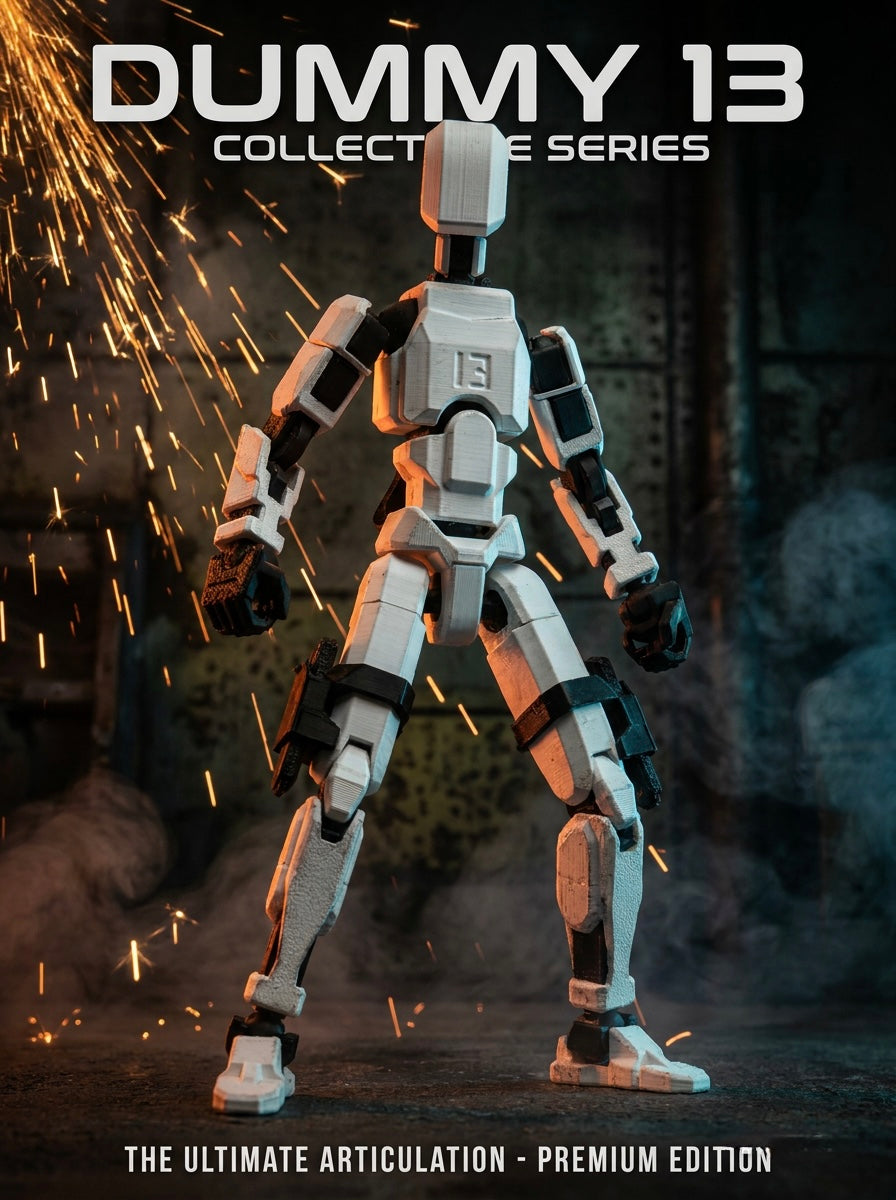 Dummy 13 DIY Articulated Mecha Model Kit – 25cm 3D Printed Robot Figure