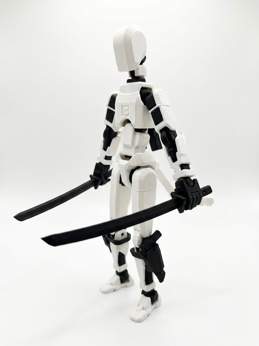 Dummy 13 DIY Articulated Mecha Model Kit – 25cm 3D Printed Robot Figure