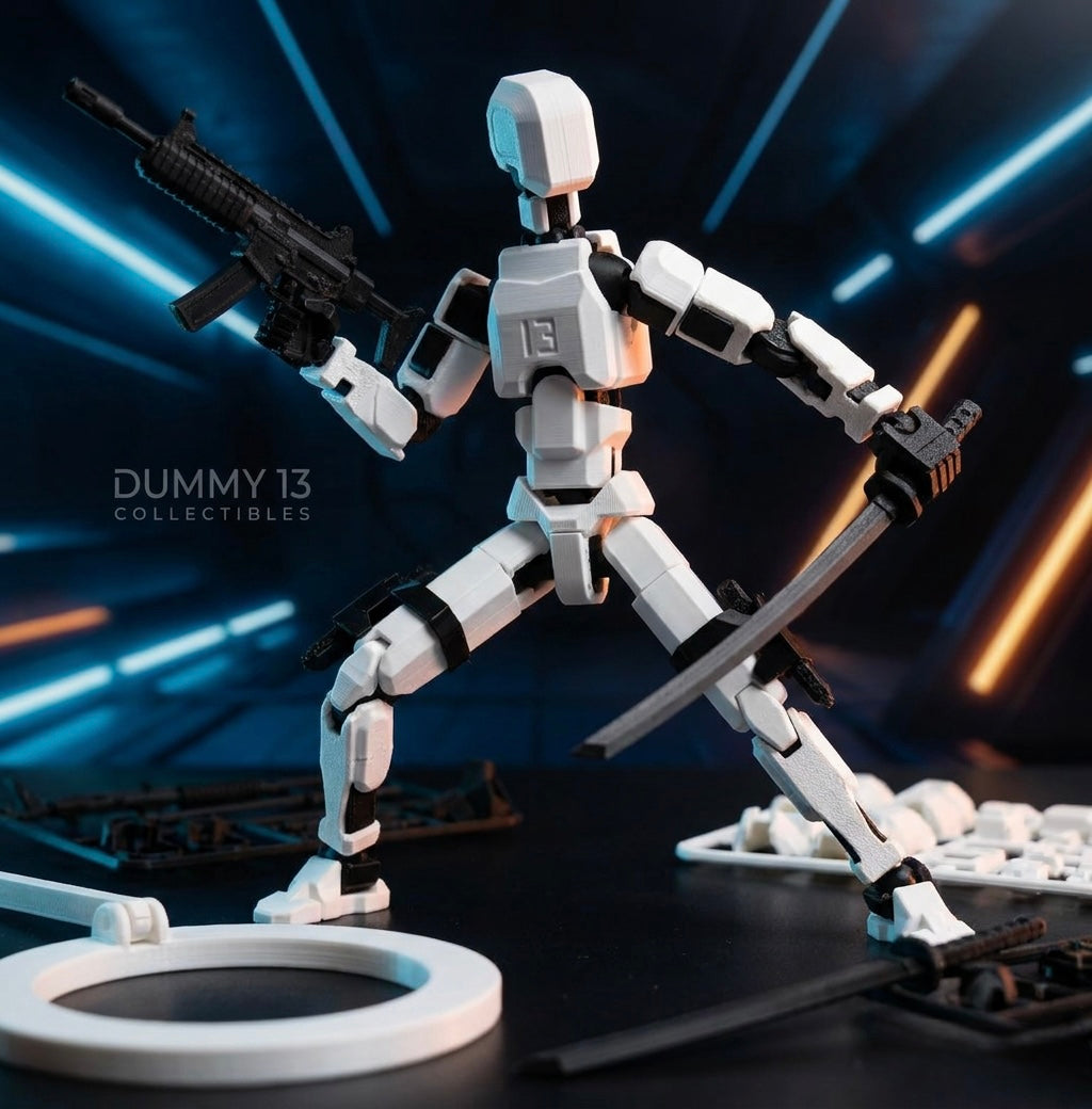 Dummy 13 DIY Articulated Mecha Model Kit – 25cm 3D Printed Robot Figure