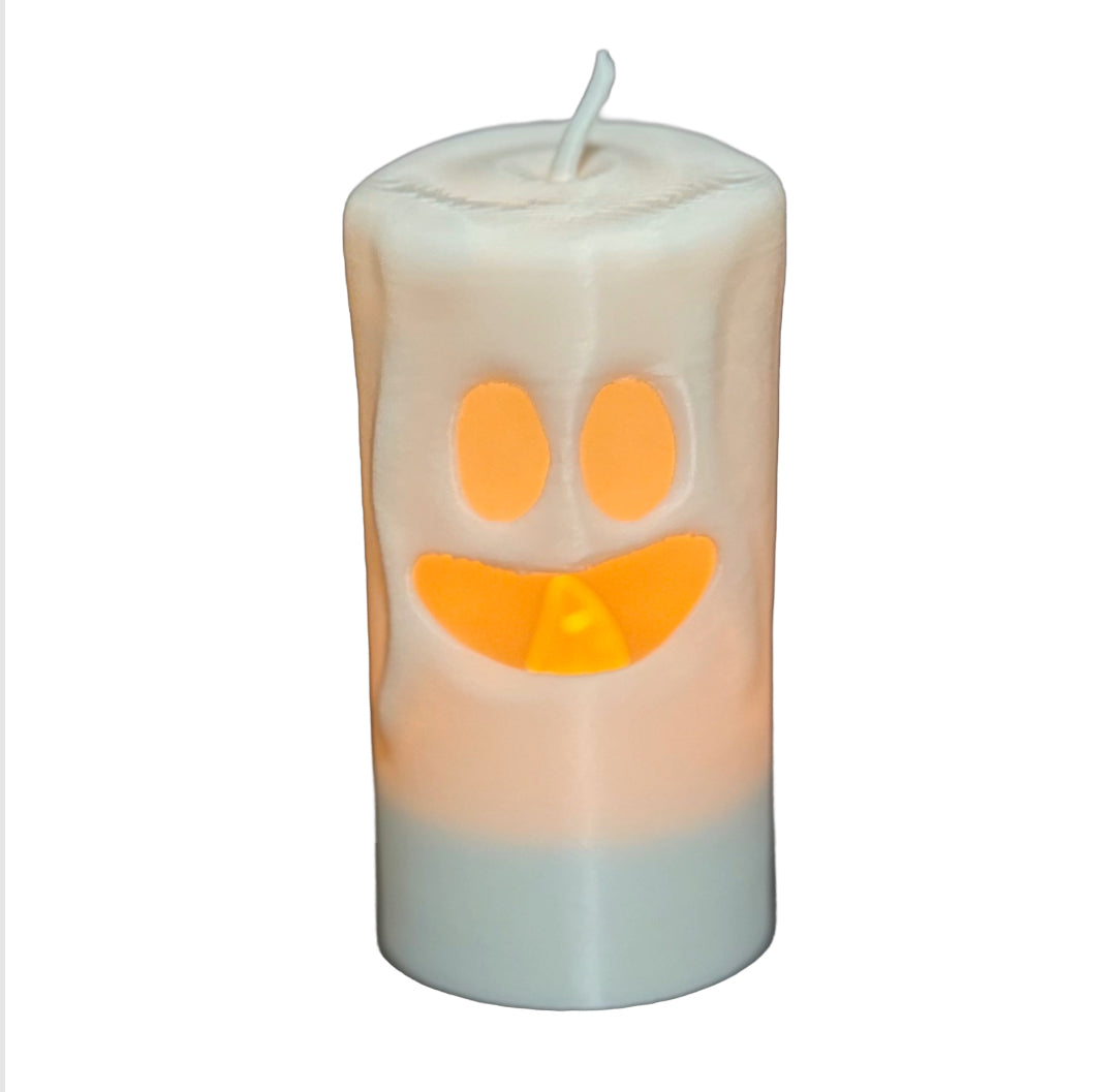 Halloween LED Ghost Candles Pack Of 6 Party Tea Light Candle Battery Operated