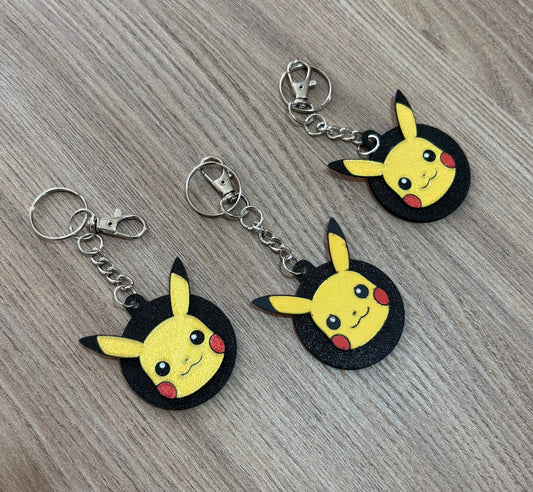 Duo Keychain – Pikachu & Poke Ball Keyring Backpack Charm