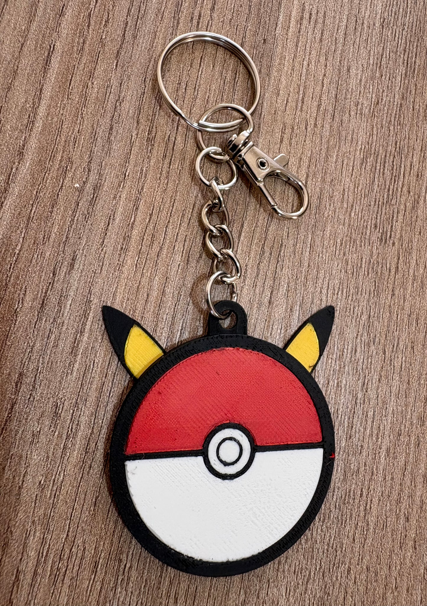 Duo Keychain – Pikachu & Poke Ball Keyring Backpack Charm