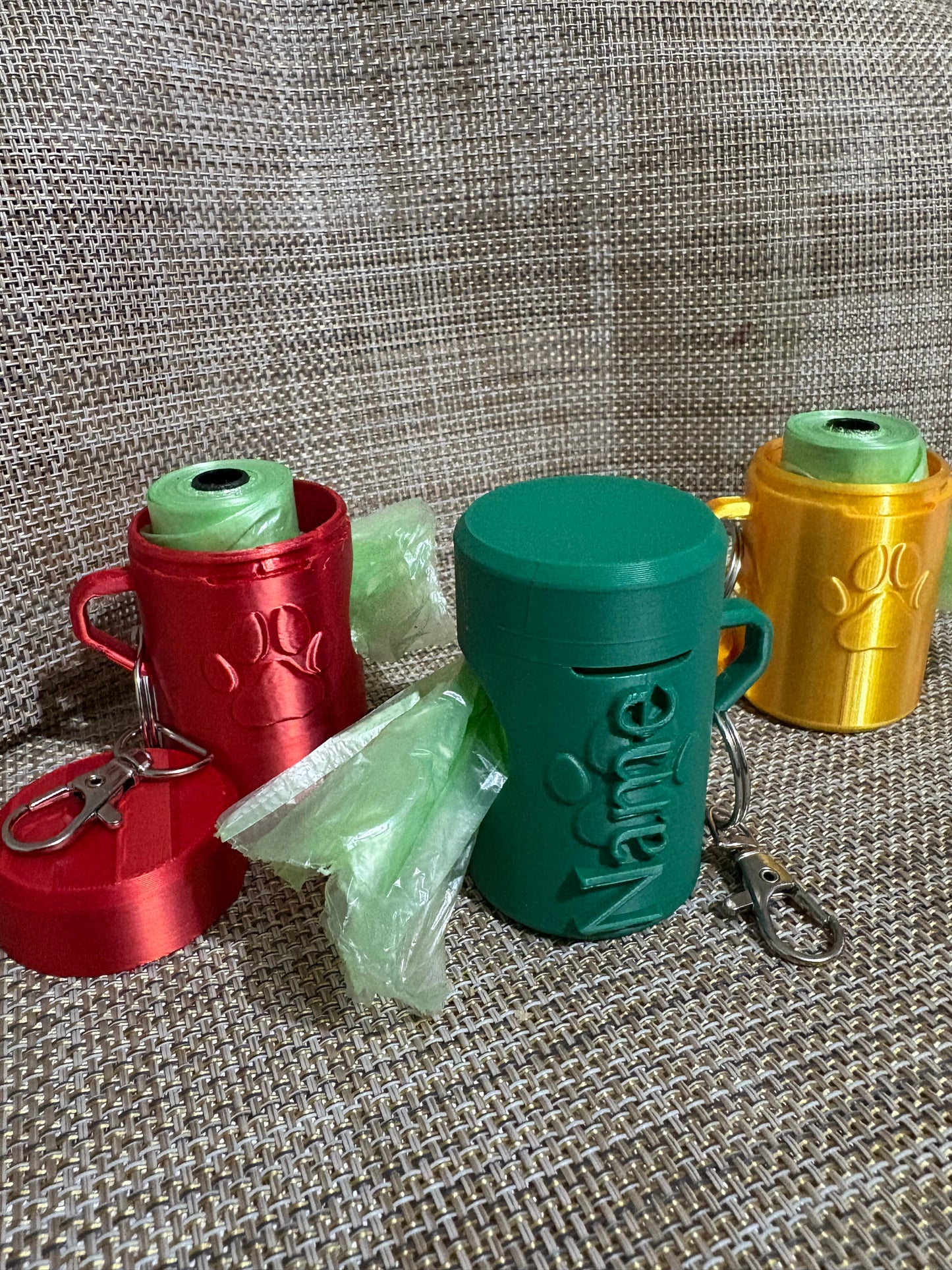 Poop Bag Holder Pet Dispenser Waste Dog Poo Puppy Pick-Up Bags Travel Hook Pouch
