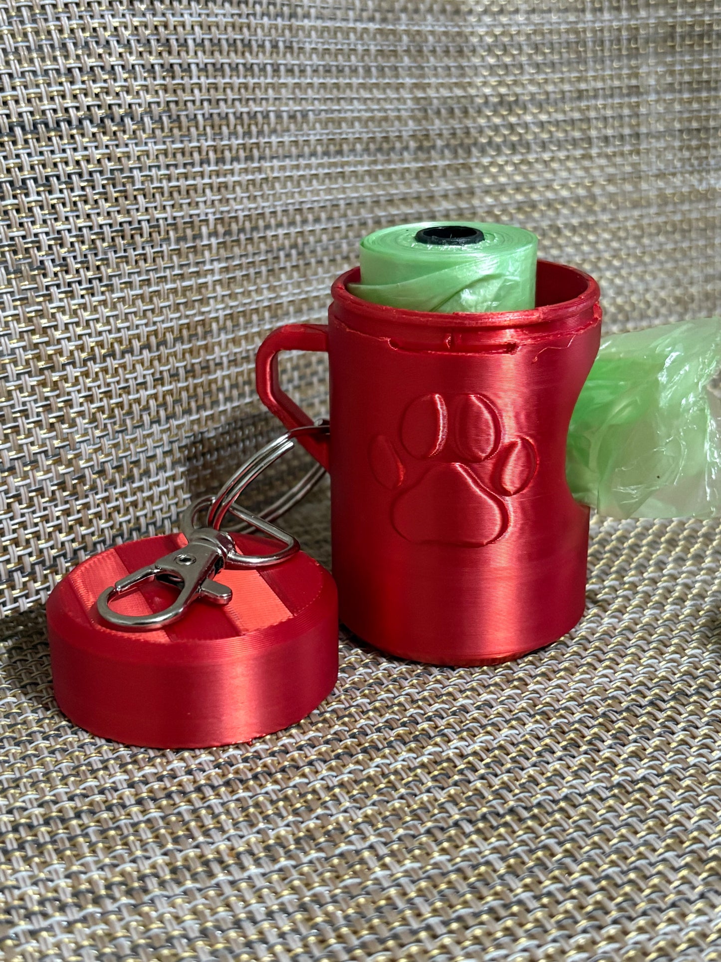 Poop Bag Holder Pet Dispenser Waste Dog Poo Puppy Pick-Up Bags Travel Hook Pouch