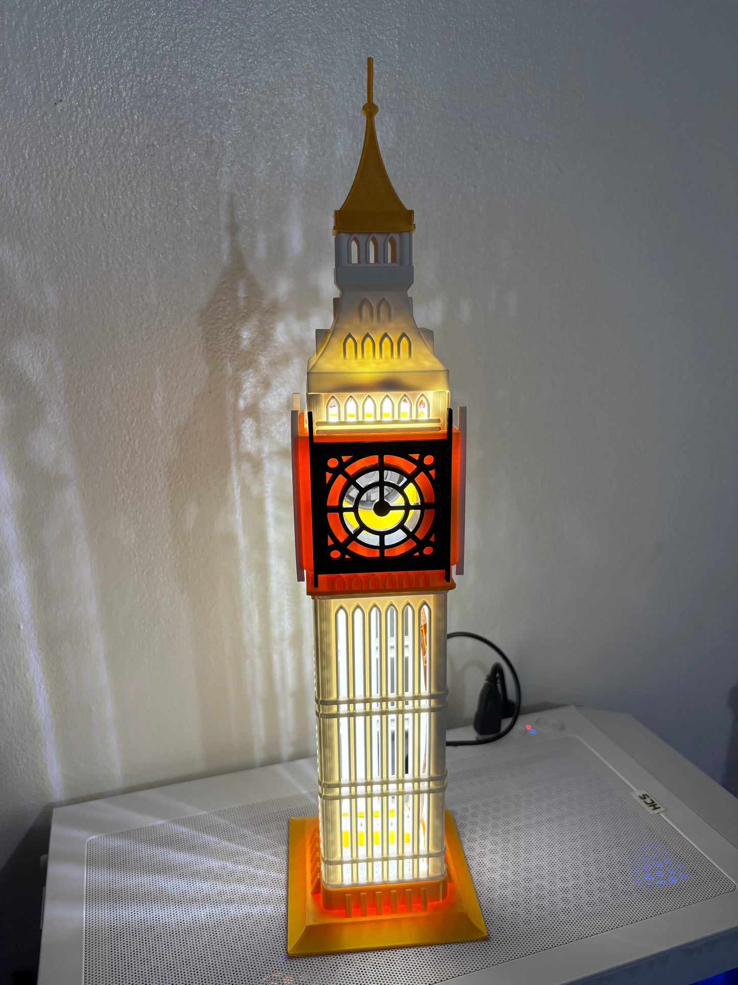 Big Ben Led Light Lamp Night Table Decor Visual Night 3D Effect Tower