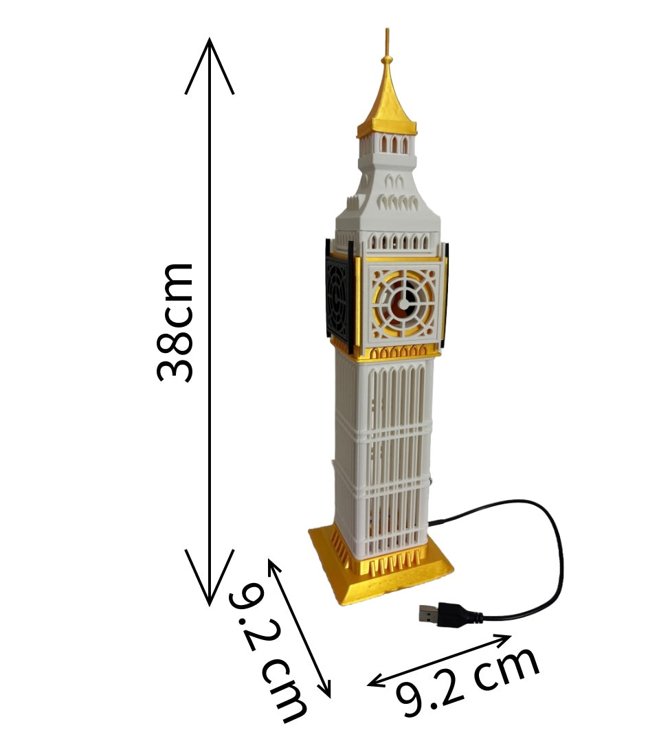 Big Ben Led Light Lamp Night Table Decor Visual Night 3D Effect Tower