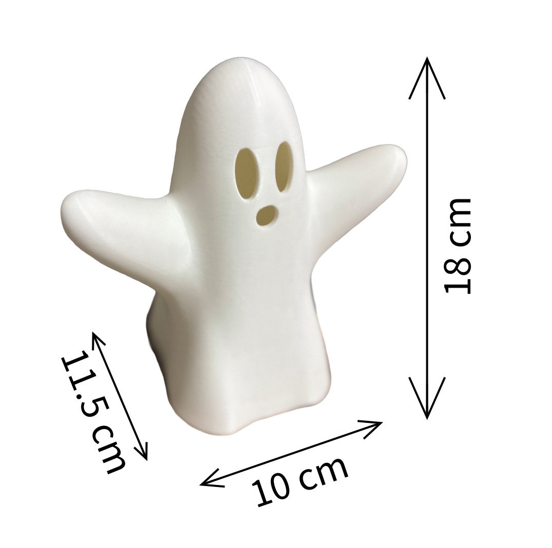 Spooky Ghost Halloween Light – USB Operated Warm White Lamp
