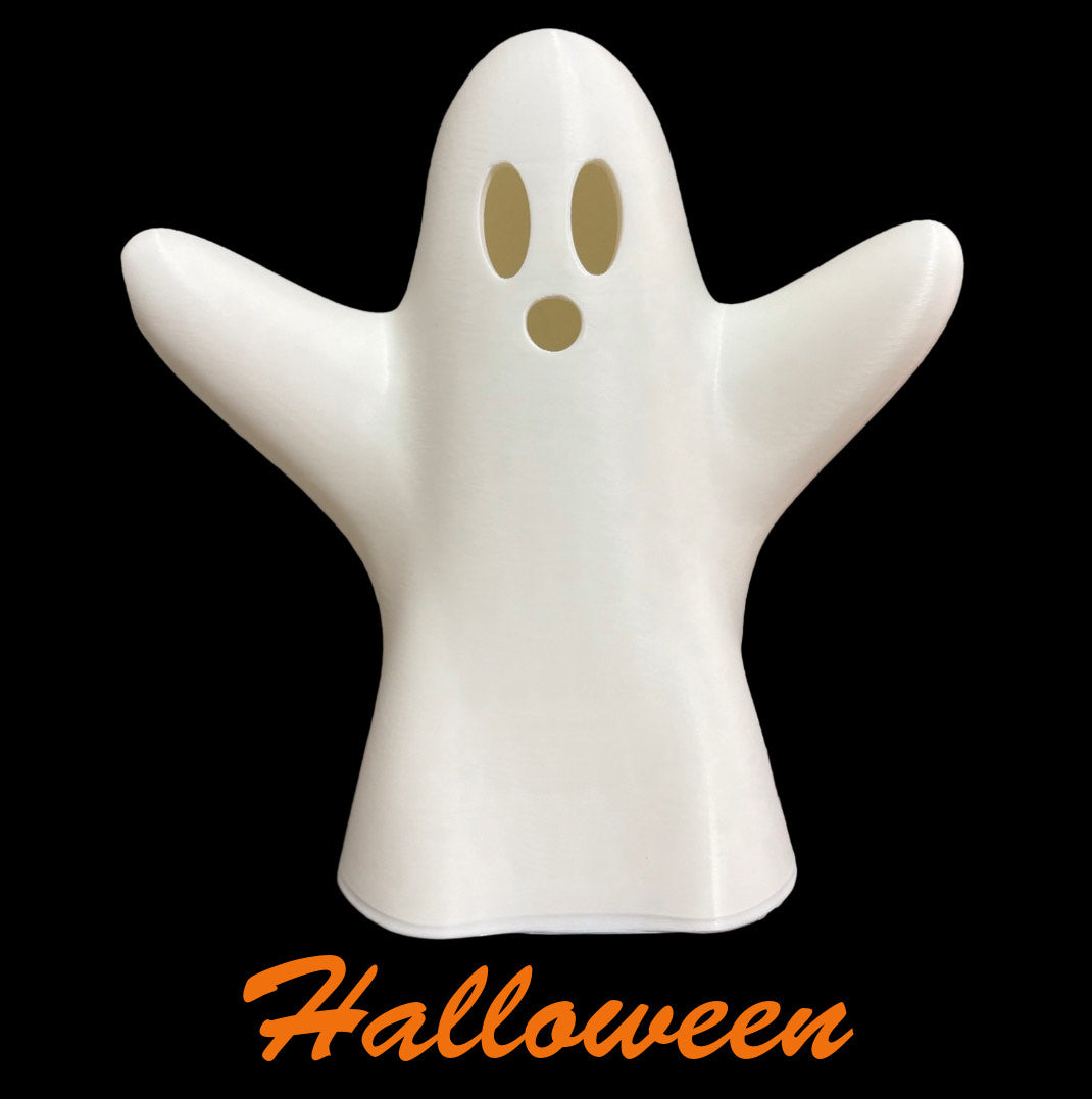 Spooky Ghost Halloween Light – USB Operated Warm White Lamp