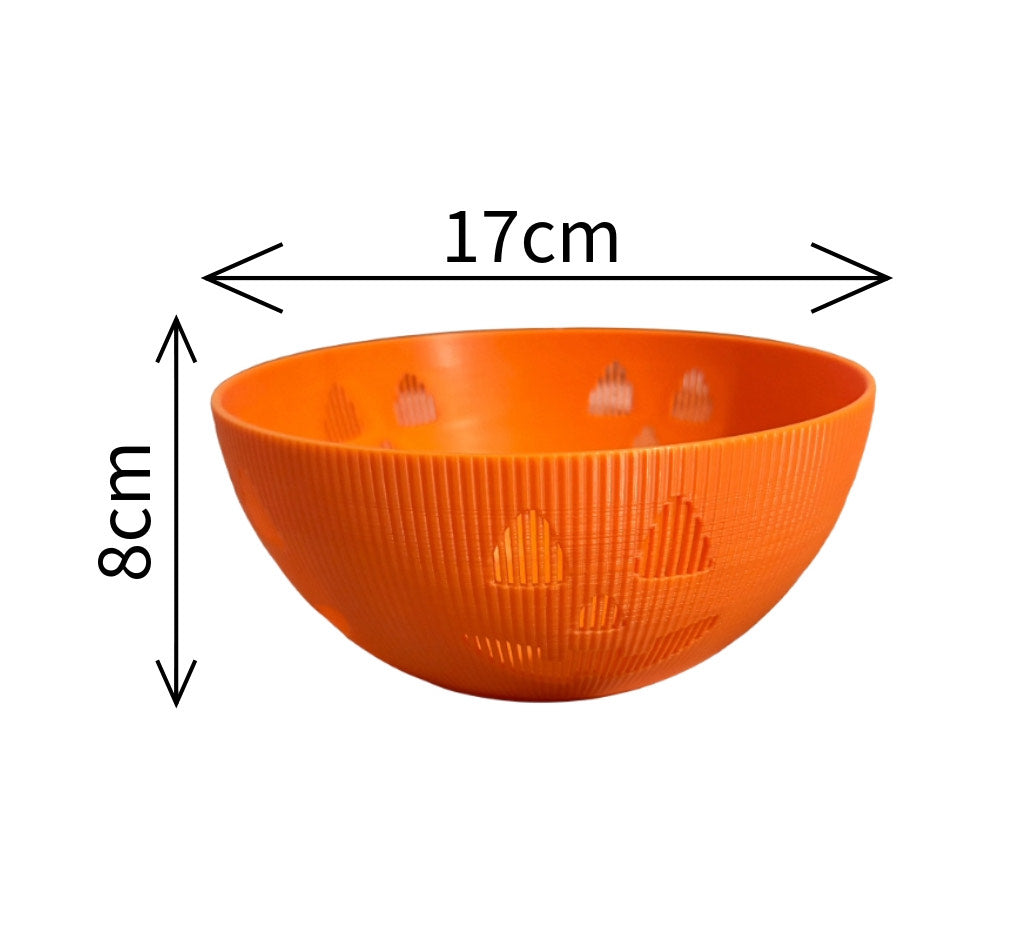 Halloween Candy Bowl – Pumpkin Dish for Treats – Spooky Party Decoration – Autumn Centerpiece